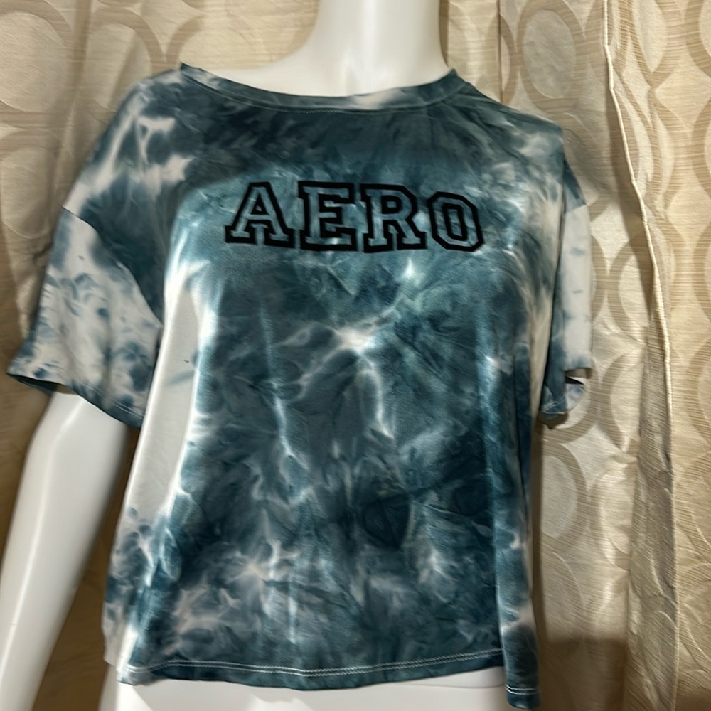 Aero medium tie dye short sleeve with graphic